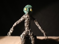 Reptilian 1 (full body) from feature film GLITCH IN THE GRID (2012)